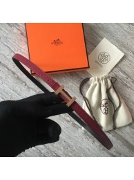 Knockoff Hermes Focus belt buckle & Reversible leather strap 13 mm H20815 fuchsia Tl3534tp21