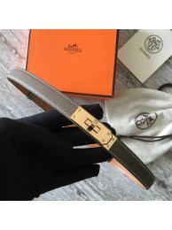 Knockoff Hermes original epsom leather Kelly belt H069854 grey gold plated metal Tl3527fY84
