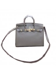 Luxury Hermes Birkin 25CM Tote Bag Original Leather H25 Dark Grey Tl1319kp43