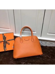 Luxury Hermes Bolide 31CM Calfskin Leather Tote Bag B3302 Orange Tl926Px24