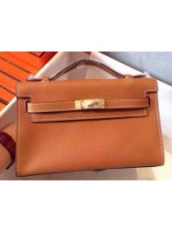 Luxury Replica Hermes MINI Kelly 22cm Tote Bag Calfskin Leather K22 Wheat Tl1035vv50