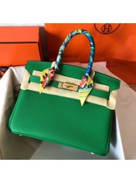 New Hermes Birkin Tote Bag Original Togo Leather BK35 green Tl777Uf80