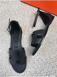 New Hermes lady leather Sandals HO844OMF-4 Tl3332Uf80