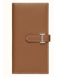 Quality Hermes Wallet Original Leather H513 Brown Tl2025Vu63