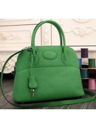 Replica Cheap Hermes Bolide 37CM Calfskin Leather Tote Bag B1004 Green Tl1072Mq48