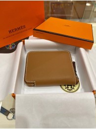 Replica Designer Hermes Constance Wallets espom leather H2298 brown Tl2016Bb80