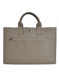 Replica Fashion Hermes Briefcase 40CM Clemence Leather Bag Grey Tl1956yI43