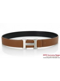 Replica Hermes 50mm Original Calf Leather Belt HB117-6 Tl3825SV68