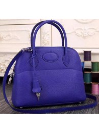 Replica Hermes Bolide 37CM Calfskin Leather Tote Bag B1004 Royal Tl1076Ac56