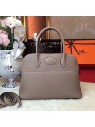 Replica Hermes Bolide Original Leather Tote Bag B1007 Lightgrey Tl847AP18