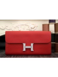Replica Hermes Constance Long Wallets Original Leather HA909 Burgundy Tl2131ec82