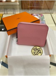 Replica Hermes Constance Wallets espom leather H2298 pink Tl2023BJ25