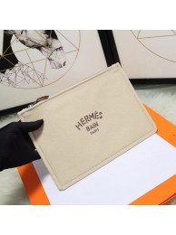 Replica Hermes Cosmetic Bag H3700 Off White Tl626Kg43