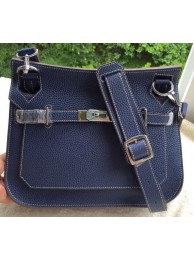 Replica Hermes Jypsiere 31CM Shoulder Bag Calfskin Leather H0880 Royal Tl951sA83