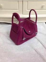 Replica Hermes Lindy 30CM Original Leather Shoulder Bag HLD30 Purple Tl1238Vi77