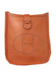Replica Hermes mini Evelyne Messenger Bag H1608S Orange Tl1484ED66