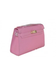 Replica Hermes MINI Kelly 22cm Tote Bag Calfskin Leather Pink Tl1532XB19
