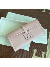 Replica Hermes Original Espom Leather Clutch 37088 light pink Tl236Sf59