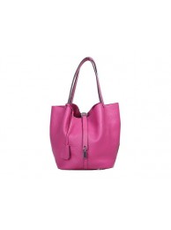 Replica Hermes Picotin Lock MM Bag in Original Leather Rose Tl1635SV68