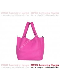 Replica Hermes Picotin Lock PM Bag in Clemence Leather 8615 Peach Tl1849ED66