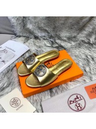 Replica Hermes Shoes HO8860 Gold Shoes Tl3156Sf59