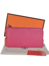 Replica Hermes Zipper Cards Wallet Togo Leather A908 Peach Tl2292Xe44
