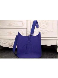 Replica High Quality Hermes Evelyne 28cm Messenger Bag Original Leather H1188 Royal Tl1311Jh90