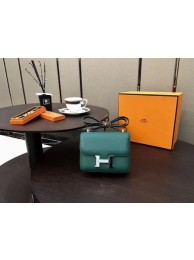 Replica Top Hermes Constance Bag Original Calfskin Leather H9910 Green Tl862Cq58